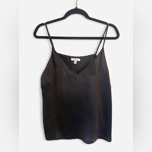 BP Black Satin Tank Top